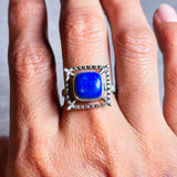 Lapis lazuli 925 sz8.5 ring