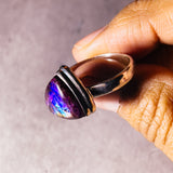 Red Labradorite sz9.75 925 ring