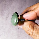 Nephrite Jade sz9 925 ring