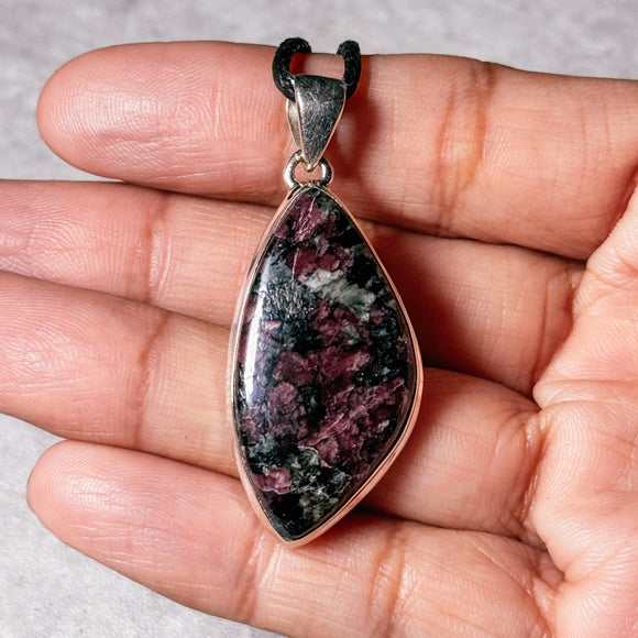 Russian eudialyte 925 pendant