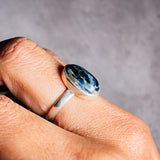 Pietersite 925 adjustable ring