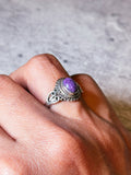 Charoite 925 ring sz7