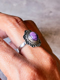 Charoite 925 ring sz9.25