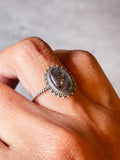 Rutile quartz 925 ring sz7.5