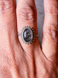 Rutile quartz 925 ring sz7.5