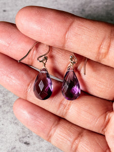 Amethyst 925 dangles
