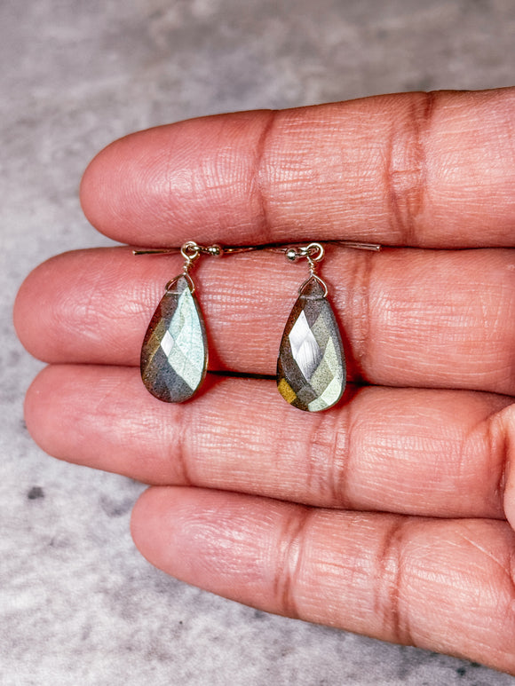 Labradorite 925 dangles