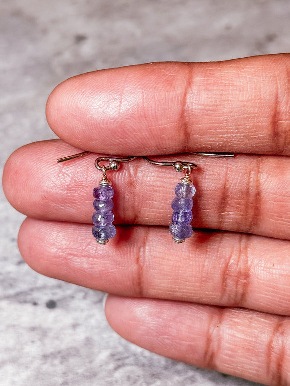 Tanzanite 925 dangles