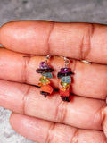 7 chakra chip 925 dangles