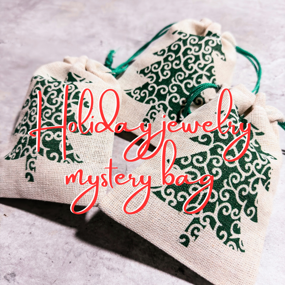 Holiday jewelry mystery bag