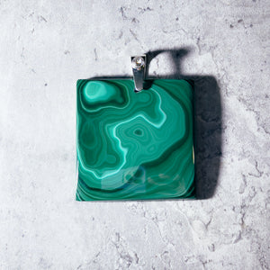 Malachite 925 pendant