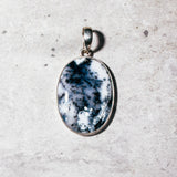 Dendritic opal 925 pendant