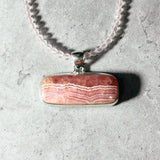 Rhodochrosite 925 pendant