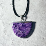 Charoite 925 pendant