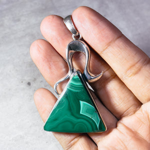 Malachite 925 pendant