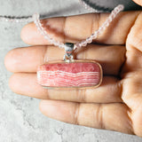 Rhodochrosite 925 pendant