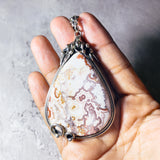 Laguna lace agate 925 pendant