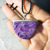 Charoite 925 pendant