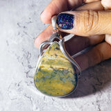 Ocean jasper 925 pendant