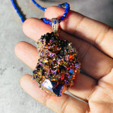 Aura Spirit quartz 925 pendant