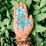 Larimar hearts