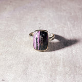 Sugilite 925 adjustable ring