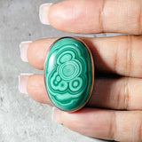 Statement Malachite 925 sz6 ring