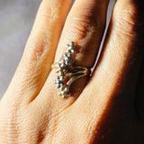 14k 5 Flower Ring sz5.5