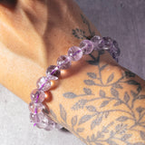 Light Amethyst 9-10mm stretch bracelet