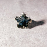 Larvikite star 925 sz7.5 ring