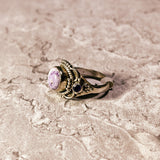 Tiffany stone amethyst 925 sz6 ring