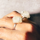 Libyan desert glass 925 s7.25 ring