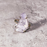 Lavender moon quartz 925 sz8.75 ring