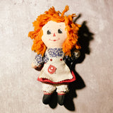 Vintage Mini Raggedy Ann doll