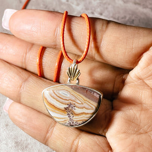 Sonoran dendritic rhyolite jasper 925 pendant