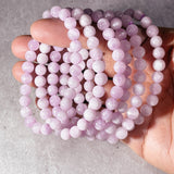 Kunzite 7mm stretch bracelet