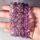 Light Amethyst 9-10mm stretch bracelet