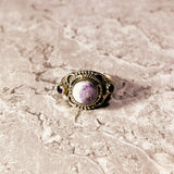 Tiffany stone amethyst 925 sz6 ring