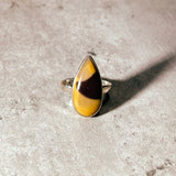 Mookite jasper 925 sz8.25 ring