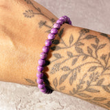 Phosphosiderite 5mm stretch bracelet