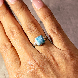 Larimar 925 s6.75 ring