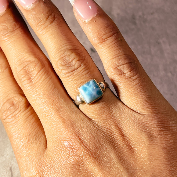 Larimar 925 s6.75 ring