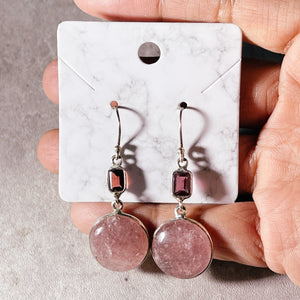 Tanzberry garnet 925 dangles