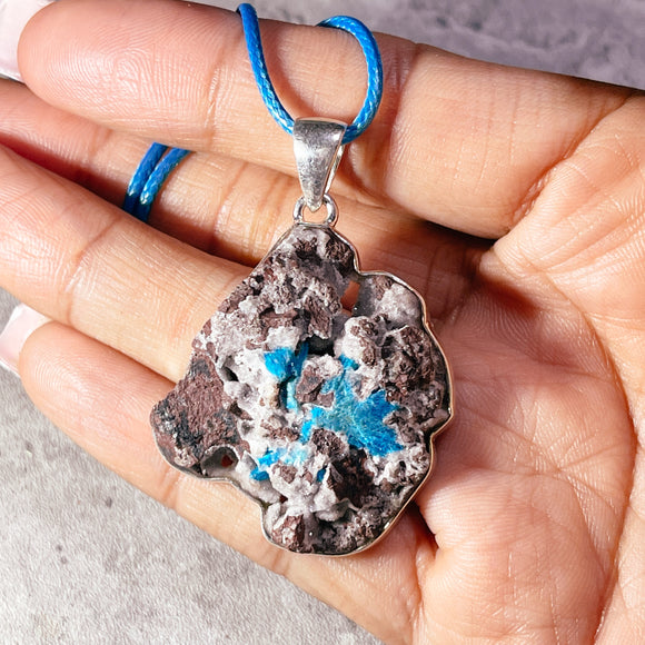 Cavansite 925 pendant