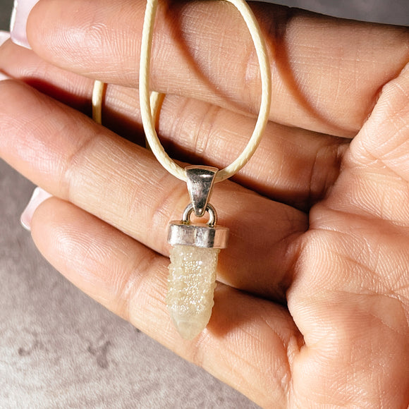 Aura Spirit quartz 925 pendant #2