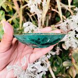 Malachite composite bowl