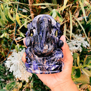 Sodalite Ganesha