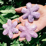 Lepidolite snowflake