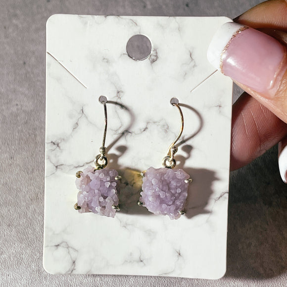 Grape agate 925 dangles