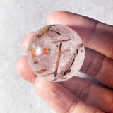 Rutile quartz sphere